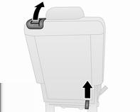 Sedili, sistemi di sicurezza 43 In base alla versione, l'area del vano di carico può essere ingrandita sollevando la terza fila di sedili.