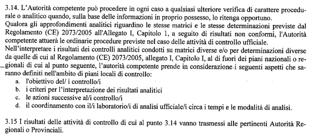 Linee guida relative all applicazione del Reg