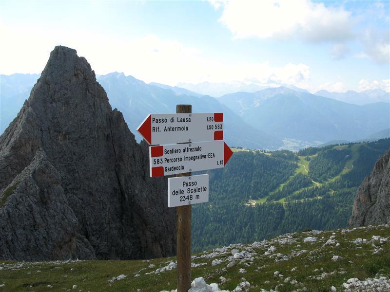 Scalette mt. 2348 Passo di Lausa mt.