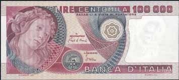 000 Lire - Botticelli 01/07/1980 - Alfa 917; Lireuro 83B - Pieghe marginali SPL+ 50 4075 100.