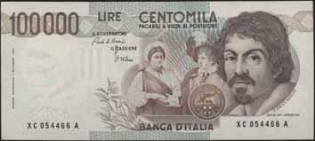 4081 100.000 Lire - Caravaggio 1 tipo 06/03/1992 - Alfa 929; Lireuro 84E - Ciampi/Speziali FDS 50 4082 100.