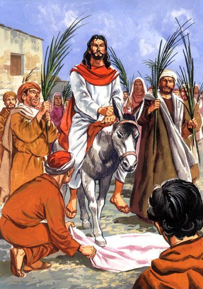 Domenica delle Palme e della Passione del Signore (Anno B) Commemorazione dell'ingresso di Gesù in Gerusalemme ANTIFONA Osanna al Figlio di Davide.