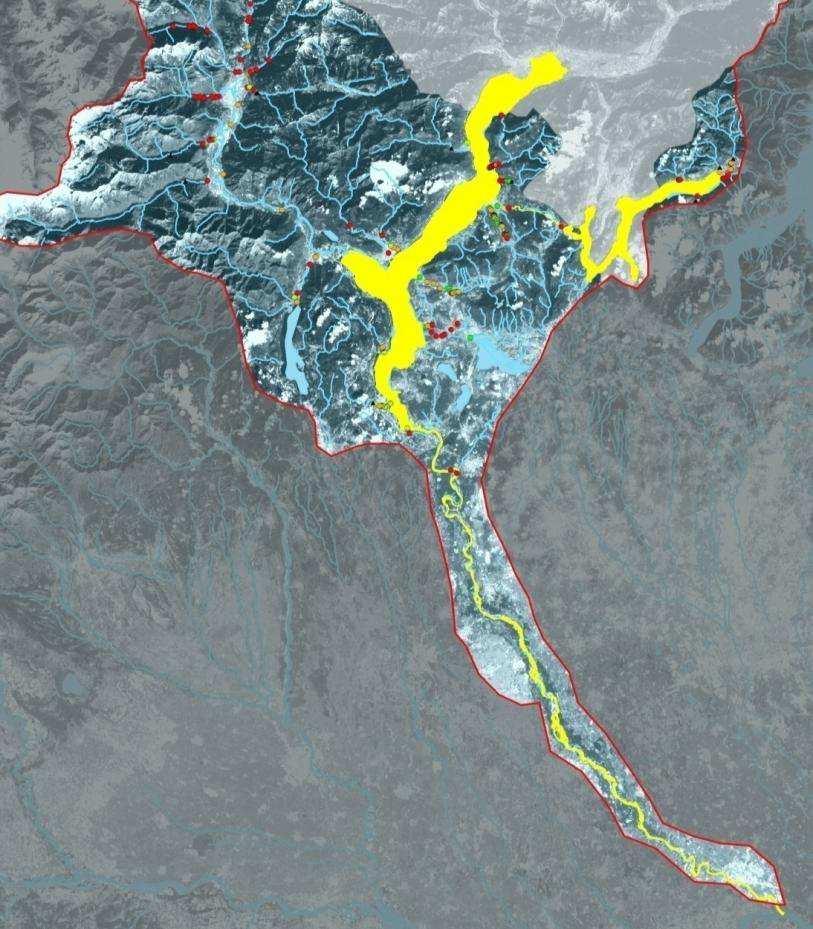 Ripristino del corridoio ecologico fluviale Realizzazione di passaggi per pesci Obiettivo Deframmentazione del corridoio ecologico del fiume Ticino 3 4 Esempi realizzativi sul territorio della