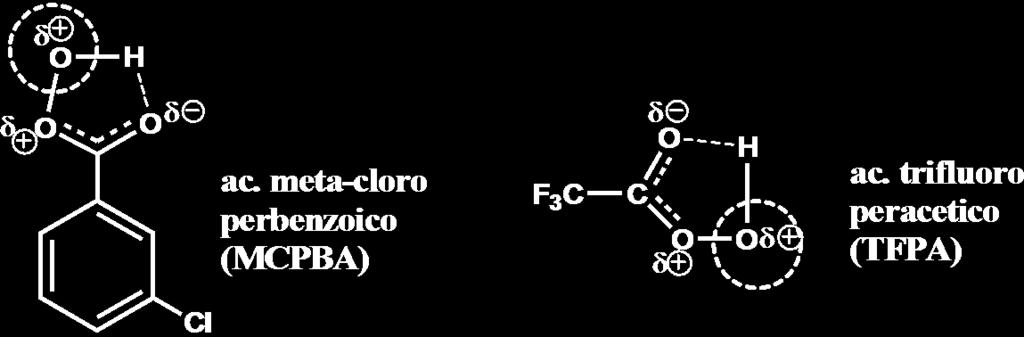 9.5.1. Epossidazione Reazione che conduce ad epossidi (o ossirani): eteri ciclici con anello a termini (vedi dopo). Gli epossidi sono biologicamente importanti.