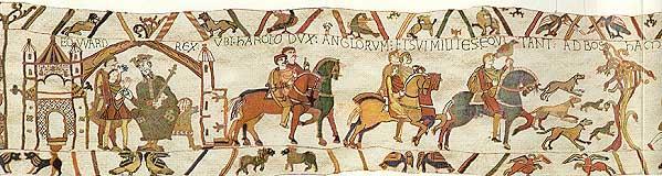 I NORMANNI IN INGHILTERRA In Inghilterra erano così aumentati gli attacchi dei Vichinghi, che già alla fine del X secolo, per difendersi, i re anglosassoni avevano cercato un alleanza con i duchi di