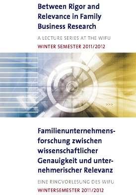 Le imprese familiari e la successione: i fattori che impediscono il passaggio generazionale Seminario di ricerca Witten (Germania), 9 Novembre 2011 Seminario di ricerca all interno del ciclo di