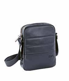 Tracolla amovibile. Tasca/trolley sleeve. Briefcase with 1 lock and 2 compartments. Office organization and padded pockets for laptop and tablet. Inner divider pocket with zip. Removable strap.