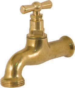 611» Small dragon brass tap with a lever and a rosette, ½ M fast mount screw.