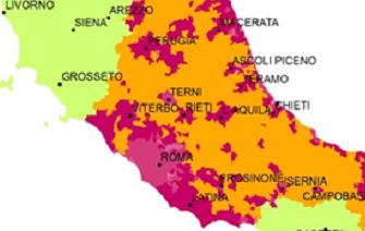 Risultati della ricerca: focus-on Italia Centrale m 2 /ab m 2 /ab.