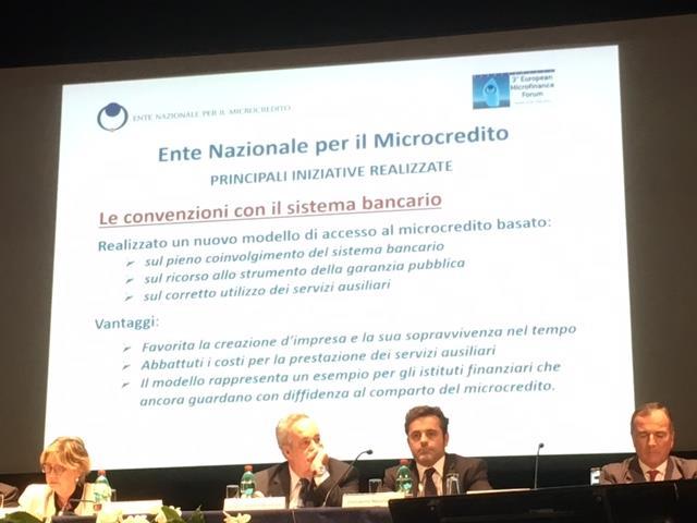 PRINCIPALI INIZIATIVE REALIZZATE (dal III Forum Europeo della Microfinanza, Roma 19-20-21 ottobre 2016) CONVENZIONI CON IL SISTEMA BANCARIO NUOVO MODELLO DI ACCESSO AL MICROCREDITO BASATO SUL: