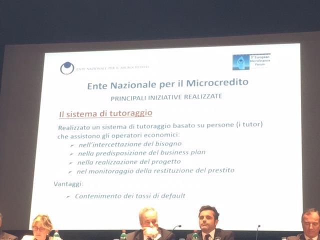 PRINCIPALI INIZIATIVE REALIZZATE (dal III Forum Europeo della Microfinanza, Roma 19-20-21 ottobre 2016) IL SISTEMA DI TUTORAGGIO IL SISTEMA E BASATO SU PERSONE