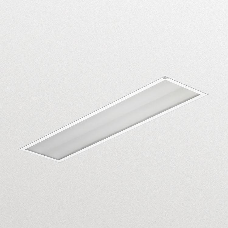 Tipo CR434B (versione a incasso, 596 x 596 / 1196 x 296 mm) CR444B (versione ad appoggio, 612 x 612 / 1212 x 312 mm) Controsoffitto con profili a T a vista Controsoffitto in cartongesso Profilo del