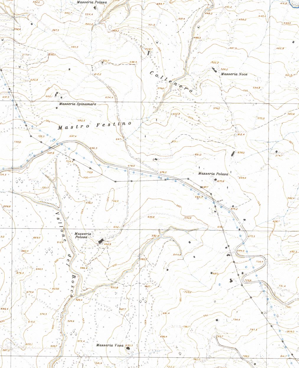 STUDIO DI GEOLOGIA 3. UBICAZIONE DEL SITO D INTERVENTO Il sito di interesse progettuale, posto nel Comune di Acerenza, è situato ad una quota di circa 748 metri s.l.m. ed è censito al Foglio di Mappa n.