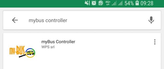 02 Installazione 8 // 10 COME INSTALLARE L APP MYBUS CONTROLLER L appplicazione mybus