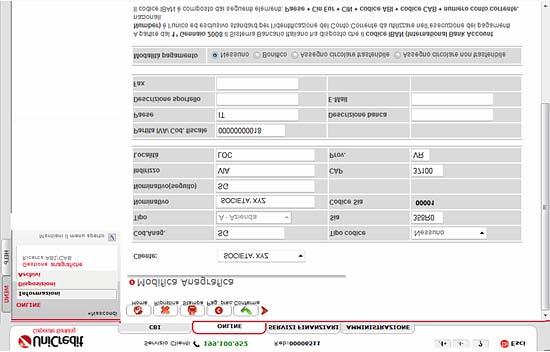 / online / archivi / gestione anagrafiche / indice Gestione Anagrafiche 3. Modificare un'anagrafica Nella finestra di lavoro che presenta l'elenco dei nominativi: 1.