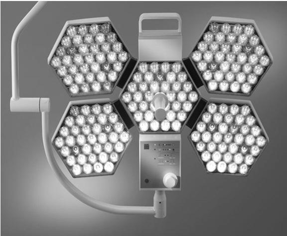 Principali caratteristiche delle nuove lampade scialitiche a led - luminosità priva di raggi infrarossi resa cromatica costante (5.