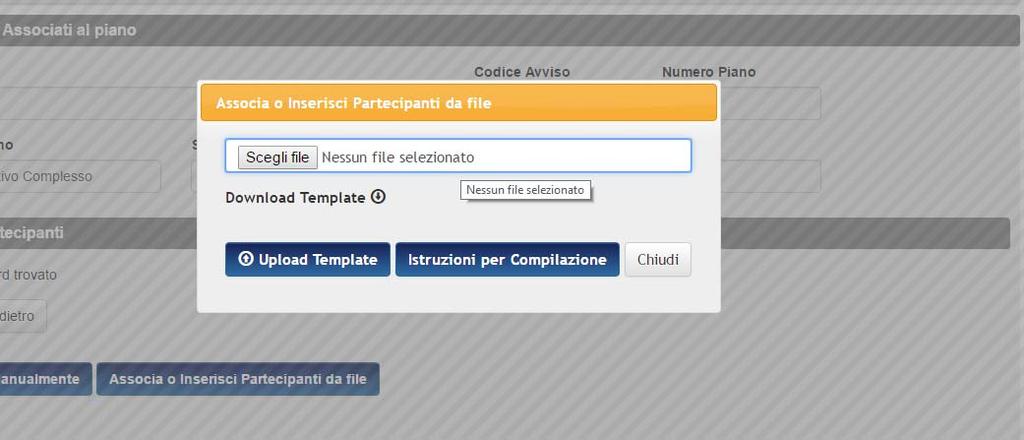 Cliccando su si scarica il file in excel che andrà salvato sul proprio pc e compilato in tutte le sue sezioni.