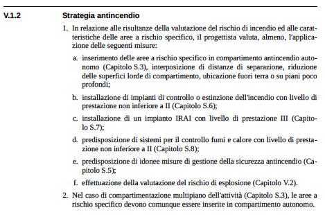 LE REGOLE TECNICHE VERTICALI