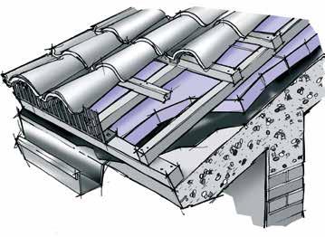 X-FOAM HBD ALTRI PRODOTTI PER QUESTA APPLICAZIONE: X-FOAM HBT X-FOAM COB FLOOR SCHEDA PRODOTTO vedi pagina 20 posa in opera Sulla struttura portante si stende la guaina impermeabile e, partendo da un