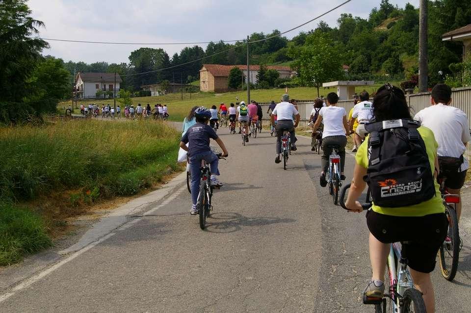 Landscape and bicycle