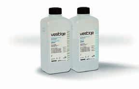 duplicazione dei modelli nel laboratorio odontotecnico. Durezza finale 15 o 24 Shore A. REF. 1L6000 Vestige duple 15 2x flacone da 1 Kg. (base catalyst) REF.