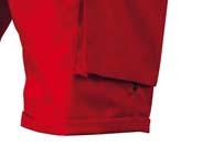 Modello unisex cerniera corta rosso Pantone