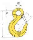 ACCESSORI GRADO 80 CODICE DIAMETRO CATENA (mm) PORTATA Kg MISURE PESO Kg CAMPANELLA OVALE A B D NC006-8 6 1600 110 60 14 0,34 NC007-8 7 2120 110 60 14 0,34 NC008-8 8 3150 110 60 16 0,53 NC010-8 10