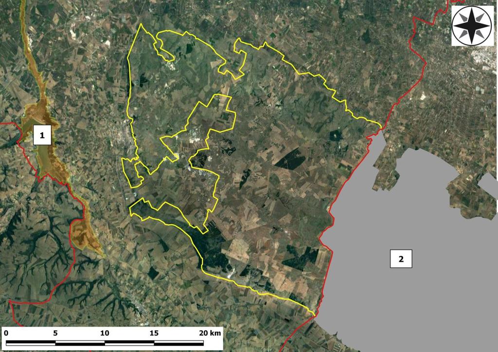 Fig. 7.3. Parco Nazionale dell Alta Murgia (1: P.