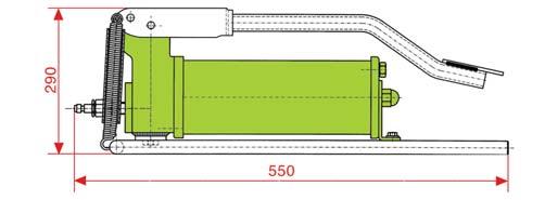 KIT SLVTGGIO Pompa a leva Capacità serbatoio olio 00 cm Portata per pompata: 1 stadio