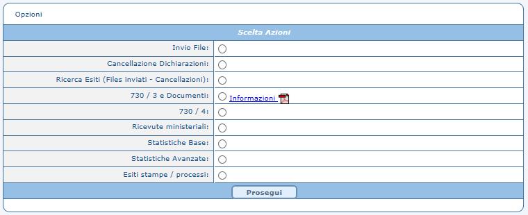 STAMPA FISCALE MODELLO 730 (SOGGETTI CON CONVENZIONE CAF TFDC) Con il presente aggiornamento è resa disponibile la stampa ministeriale del modello 730 per i