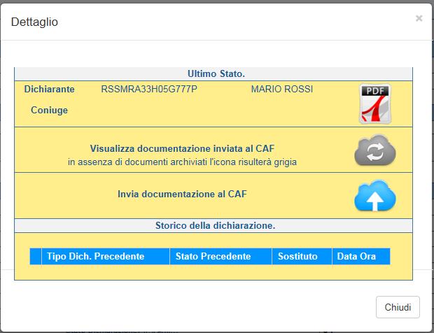 Si precisa che dopo aver inviato la dichiarazione al CAF, tramite il portale sarà possibile scaricare il modello 730/3 Definitivo.