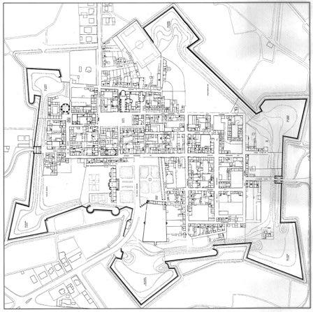 area 4, Via dell Incoronata area 1, Via Vespasiano Gonzaga area 2, Via