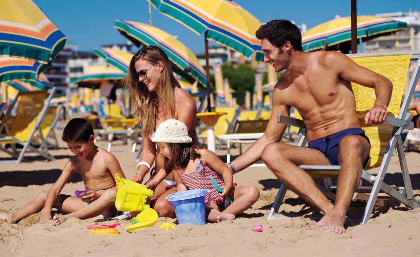 climate. Bibione was born 60 years ago and everything has been concieved in a touristic function.