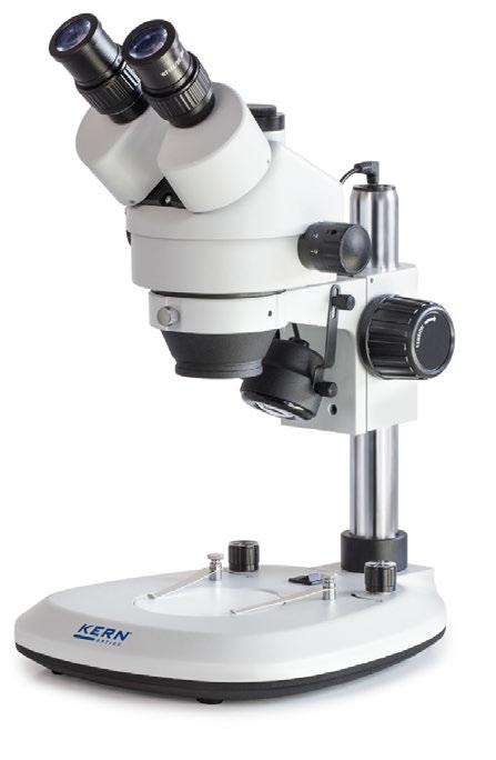 Stereomicroscopio zoom OZL-46 LAB LINE OZL 464 OZL 465 OZL 467 con stativo di base con illuminazione a forma di anello con maniglia Il microscopio polivalente flessibile ed economico con funzione