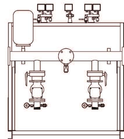 IDROFIRE SM PE N.1 ELETTROPOMPA DI SERVIZIO + N.1 ELETTROPOMPA DI RISERVA + PILOTA NR.1 MAIN ELECTRIC PUMP + NR.