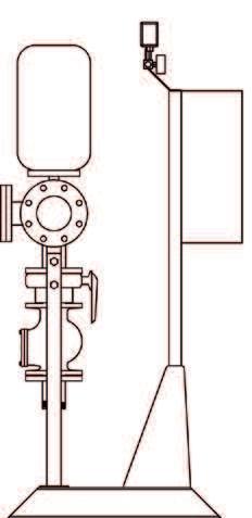 Starting kit for main pump composed by pressure switch -14 bar with integrated test button,1 pressure gauge 0-16 bar and by-pass circuit 1.