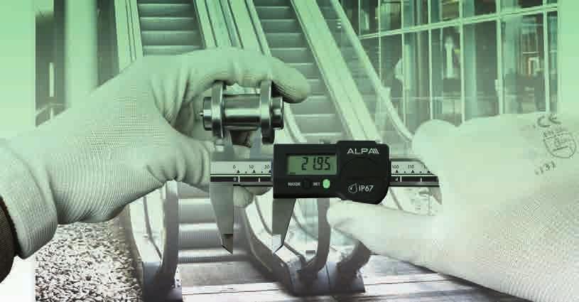 CALIPERS calibri IP67 Digital caliper Swiss made electronics with data output, IP67, IEC 60529 even connected.