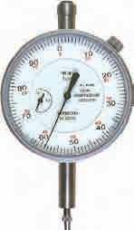 Dial indicators Resolution 0.01 - Metal casing and ring nut, steel tips. Accuracy according to UNI4180. Cylindrical mounting ø 8.