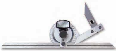 Protractor with magnifying glass Goniometro con lente di ingrandimento Length Resolution EB022300 50,00