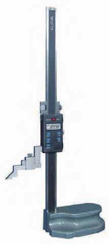 Digital height gauge Resolution 0.01. LCD display with big numbers. Hardened stainless steel. With handle and rack. Truschino digitale Risoluzione 0,01.