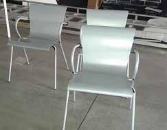 Sedia grigio perla Azienda THONET VIENNA.