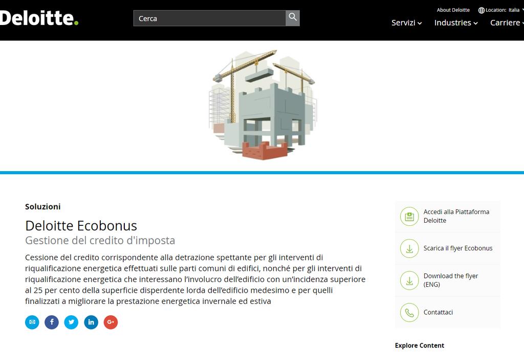 Piattaforma sismabonus/ecobonus: Registrazione Link per accedere alla piattaforma: