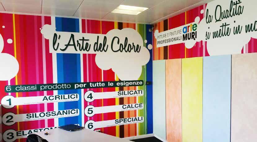 porta la bellezza del colore all interno del tuo punto vendita Diventa Senior Partner di artemuri, ti aiuteremo a progettare e realizzare il color point dedicato al mondo