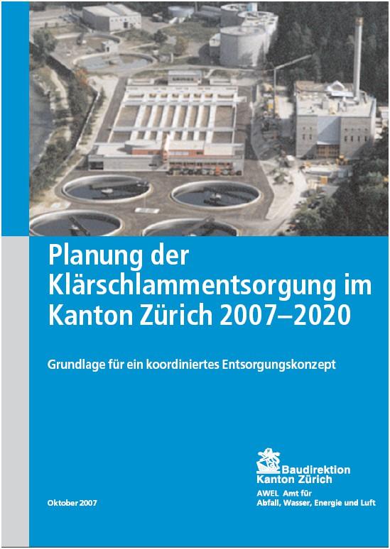 Piano di smaltimento del Cantone Zurigo Nel 2005 iniziata pianificazione per lo smaltimento dei fanghi per gli anni