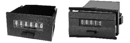CONTAIMPULSI RESETTABILE RESETTABLE PULSE COUNTER Type: TSI64 TSI65 Description: totalizer with manual reset mini pulse counter with manual reset Voltages: 12/24 V DC ± 10% 12/24 V DC ± 10%
