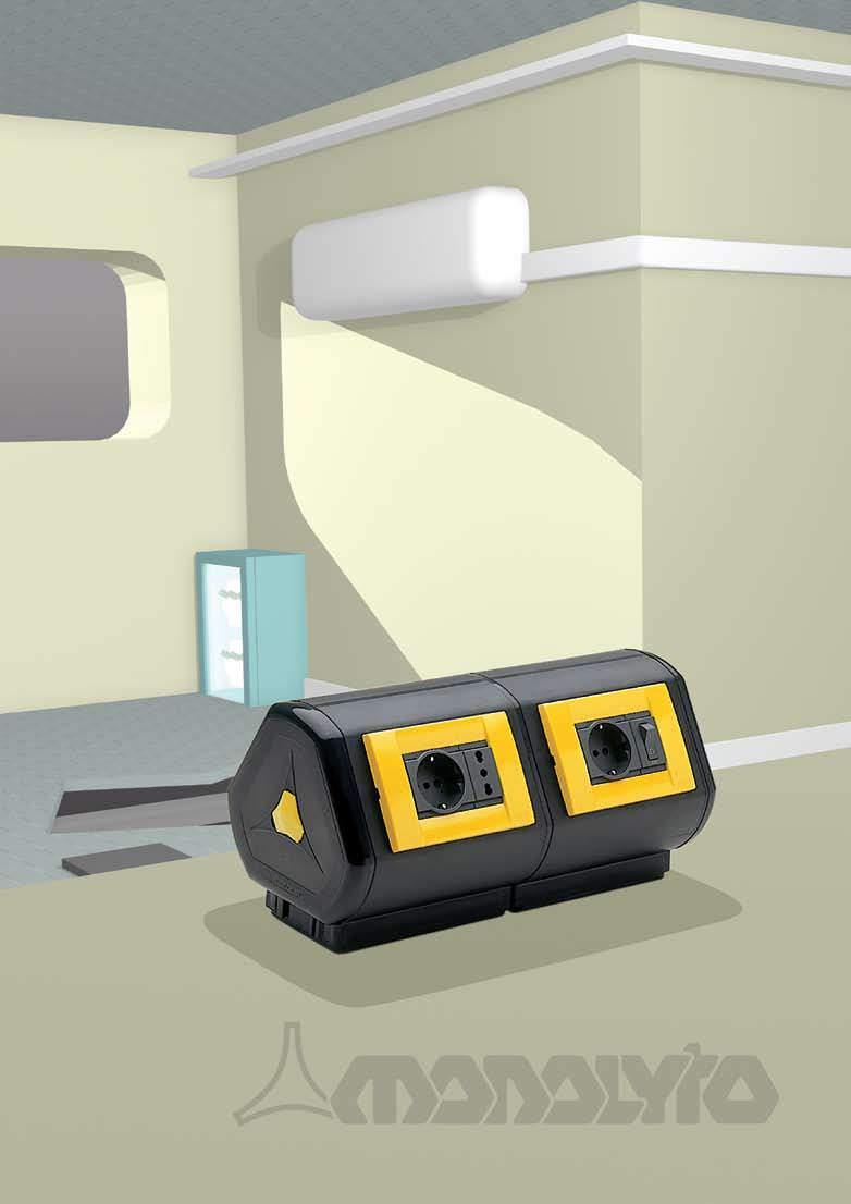 Dati tecnici. Technical data. Montaggio apparecchiature elettriche Mounting of electrical switches Le apparecchiature elettriche con interasse 108 mm (Mod.