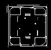 105 94 79 76 106 209 51 184 51 106 51 Quote ingombro mostrine portautenze. Dimensions of the cover insert. Spessore massimo dell inserto nel coperchio: 5 mm (gomma, moquette, linoleum, parquet, ecc.).