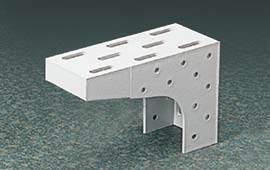 Per il fissaggio di uno o più canali per una larghezza max di 200 mm Wall bracket for Type G and Lineadin* trunkings. For mounting one or more trunkings 200 mm in maximum width.