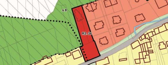 Indicazioni: l area in questione presenta alcune limitazioni di natura idrogeologica e geotecnica, risolvibili a livello di singolo lotto edificatorio, infatti è stata inserite nella classe II della