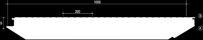 isolante standard: mm 80-100 (Pannelli con spessori non standard sono fornibili a richiesta previo accordo sui quantitativi minimi). Lunghezza: a richiesta, da produzione in continuo.